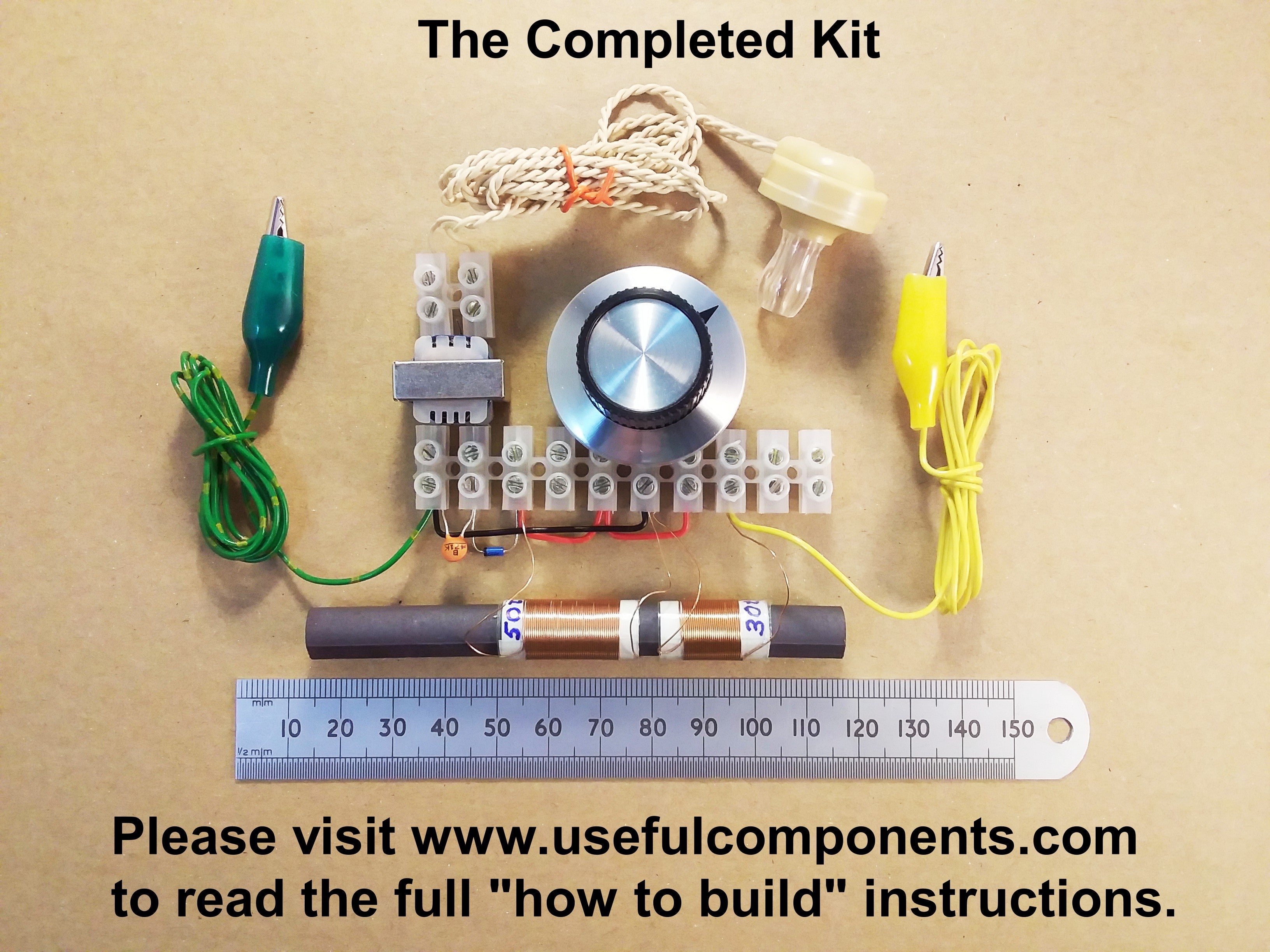 Crystal Set Radio Kit With Full Online Instructions And Transistor Option CBCSRK-1