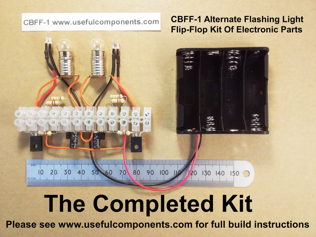 Flashing Light Flip-Flop Kit With Full Online Instructions CBFF-1
