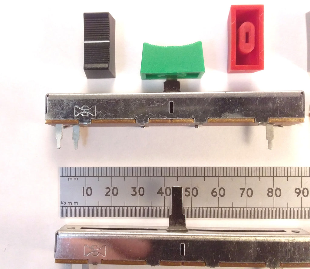 Slider Fader Knob Cap 22mm Varied Colours CS1A