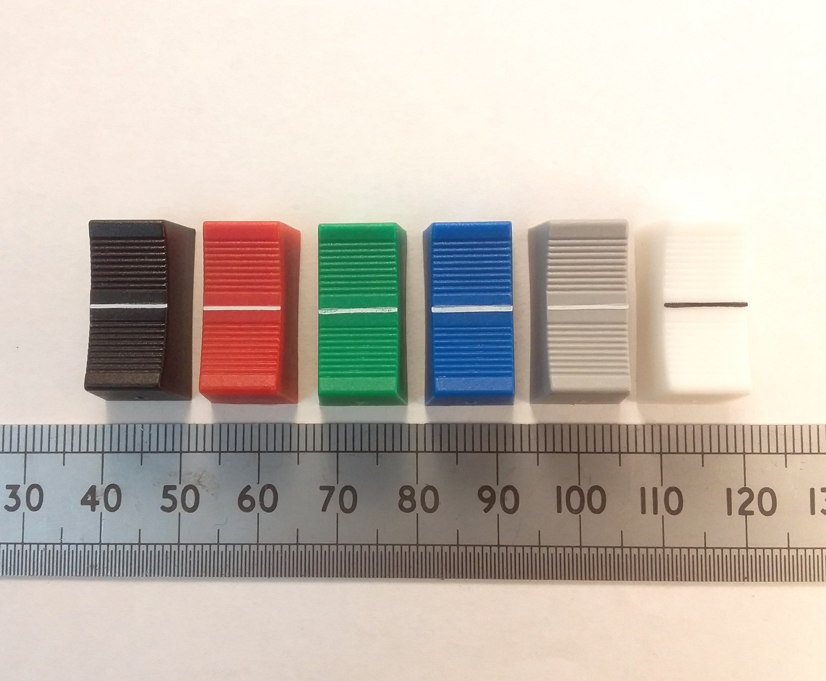 Slider Fader Knob Cap 22mm Varied Colours CS1A