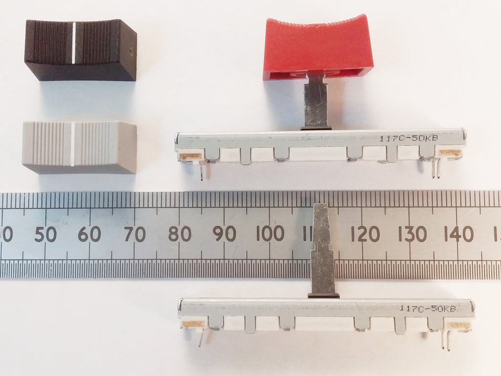 Mixer Fader Slider Knob Cap 22mm CS1B Tapered Shaft