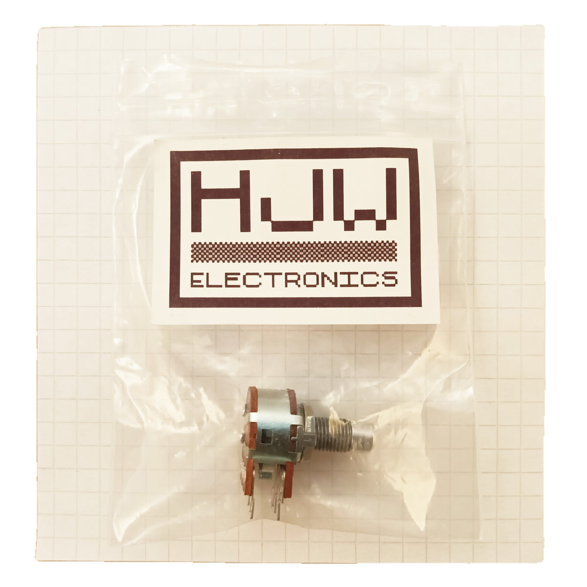 C100K Dual Anti-Log Potentiometer Stereo Long Thread 6.35mm Round Shaft Reverse Logarithmic C LTRS63ST