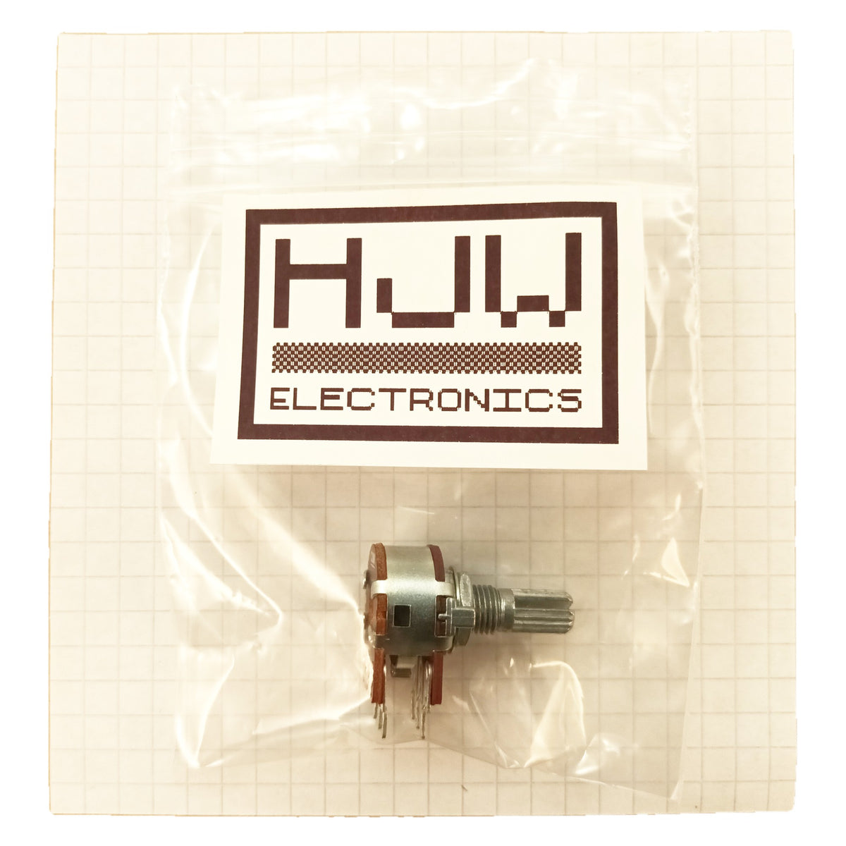 Stereo Potentiometer Reverse Logarithmic Taper Splined Shaft C ST