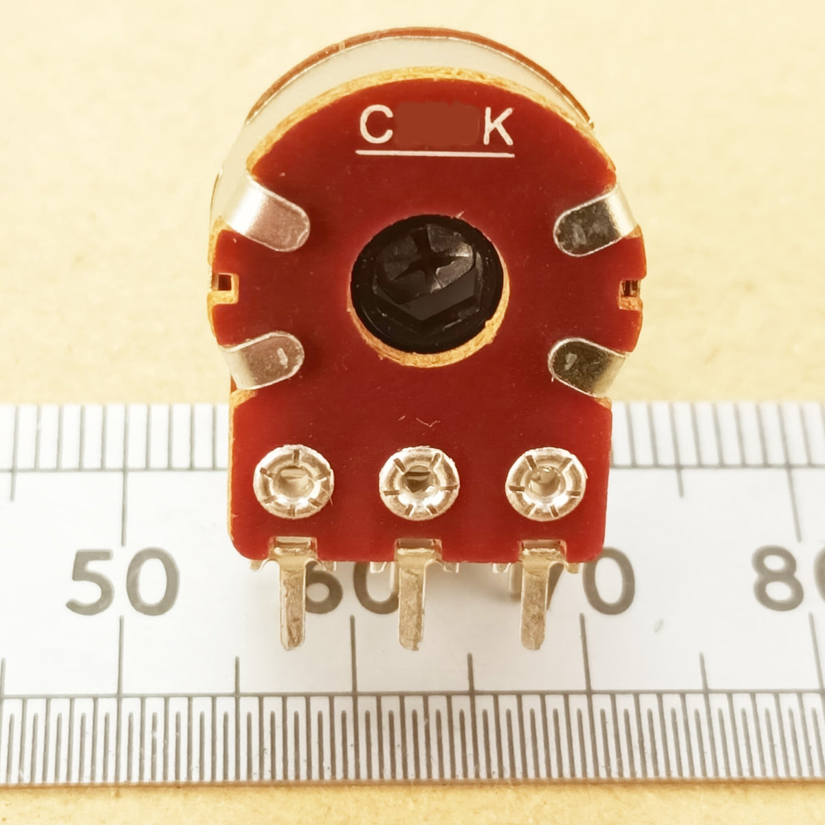 Stereo Potentiometer Reverse Logarithmic Taper Splined Shaft C ST