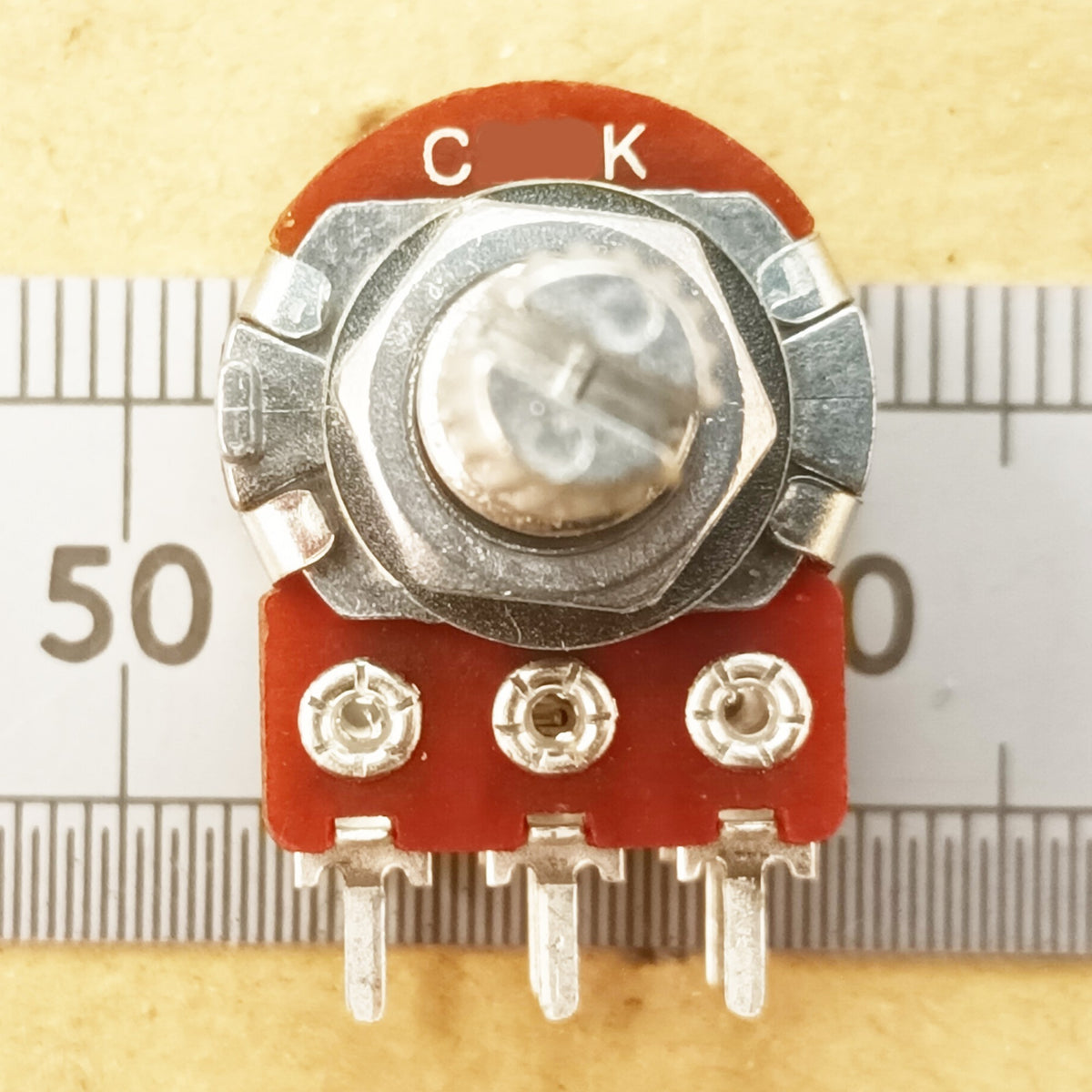 Stereo Potentiometer Reverse Logarithmic Taper Splined Shaft C ST