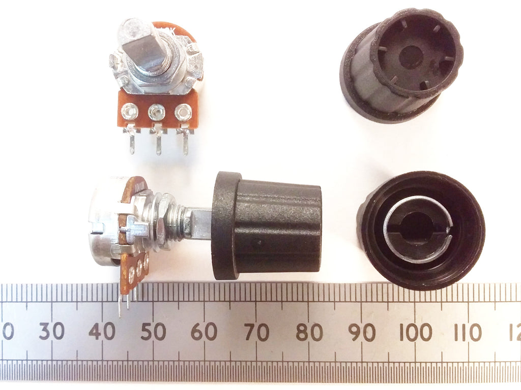 Control Knob 19mm Movable Pointer Cap 6mm Metric D Shaft K21 D60