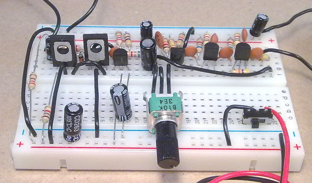 Six Transistor AM Radio Kit Using Solderless Breadboard With Full Online Instructions BBRK-1