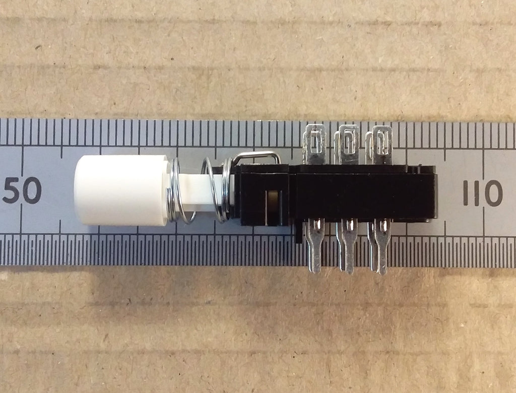 Latching Push Button Switch DPDT 2P2T Or 4PDT Plus Various Colour Caps