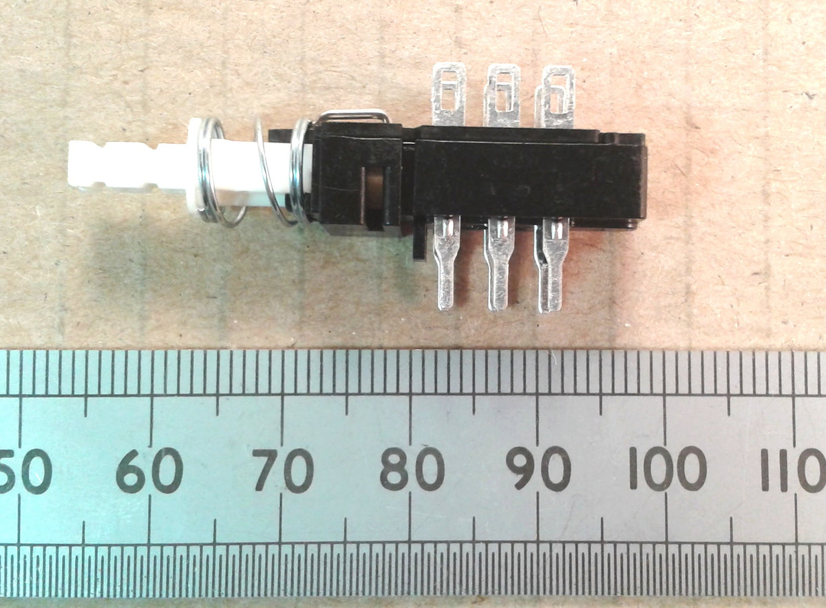 Latching Push Button Switch DPDT 2P2T Or 4PDT Plus Various Colour Caps