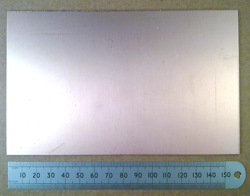 FR4 100 By 160mm Double Sided Copper Clad Circuit Board Fibreglass PCB Material