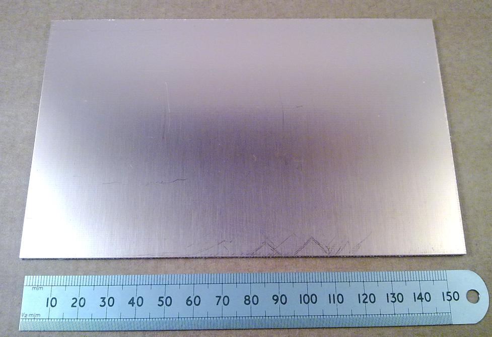 Single Sided Copper Clad FR4 100 By 160 mm Circuit Board Fibre Glass PCB Material