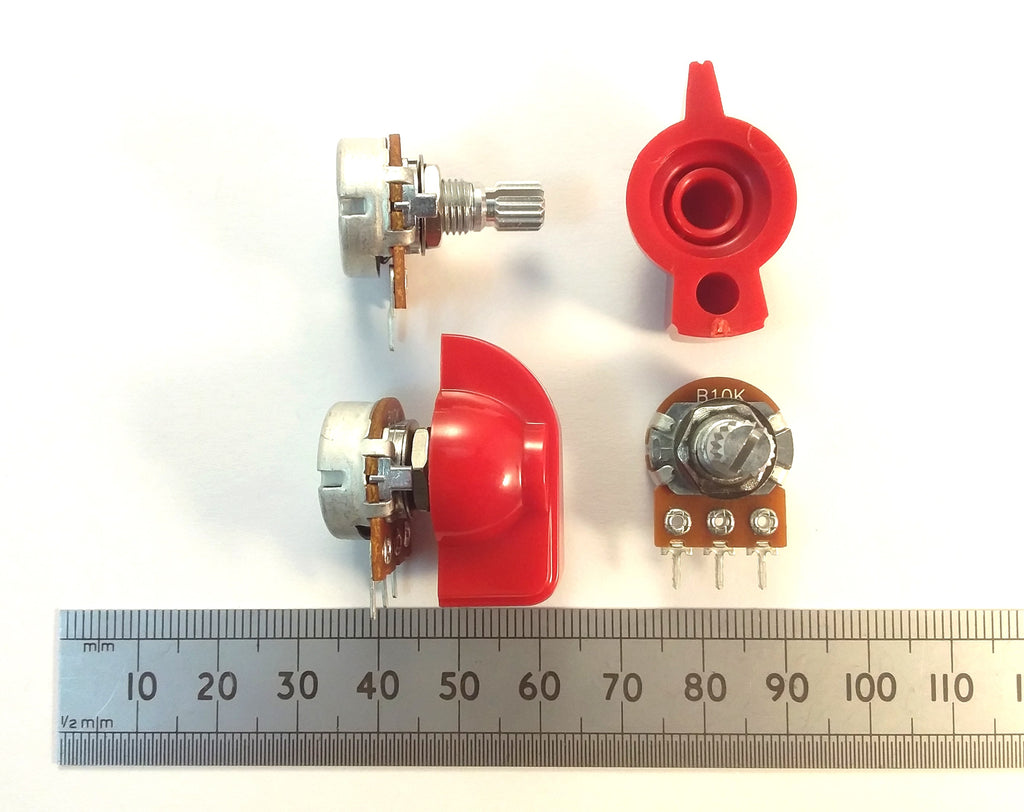 Control Knob Chicken Head Pointer For 6mm T18 Splined Shaft Potentiometers