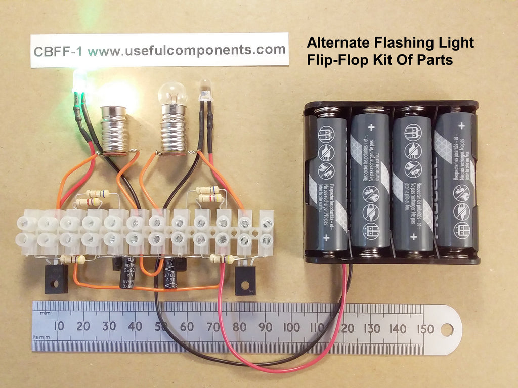 Flashing Light Flip-Flop Kit With Full Online Instructions CBFF-1