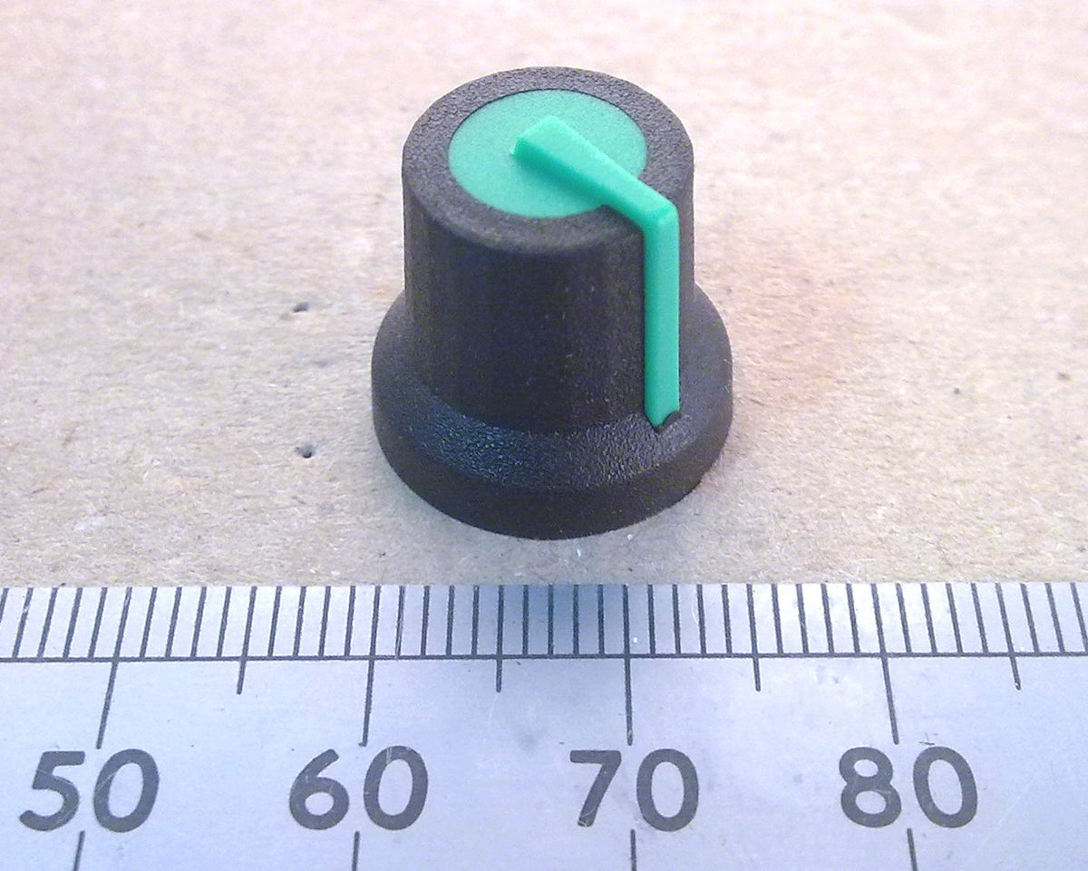 Volume Control Mixer Knobs for 6mm D-Shaft With Colored Pointer And Top