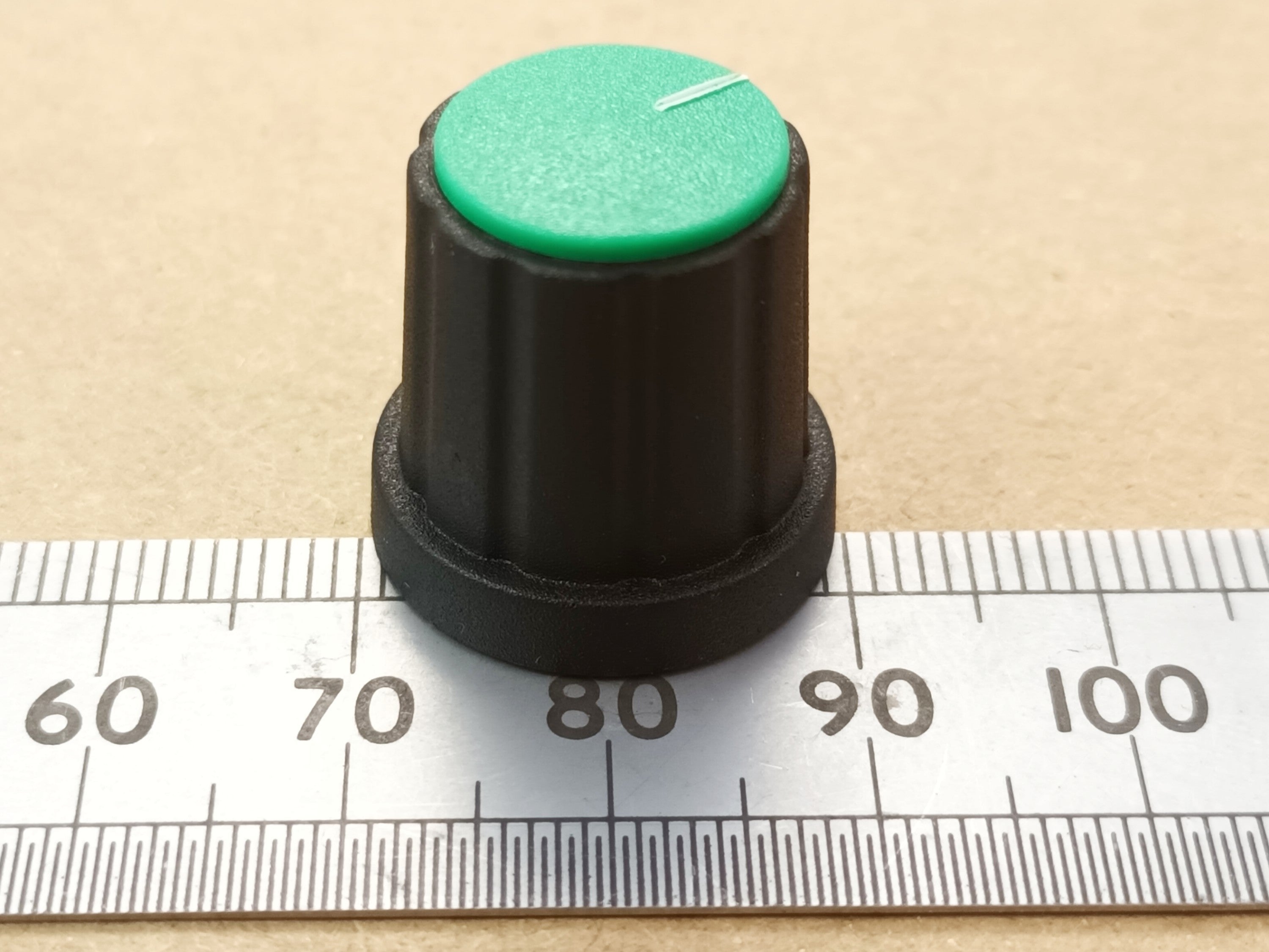 Movable Pointer Cap Control Knob 19mm 6mm Splined T18 Shaft K21 T18