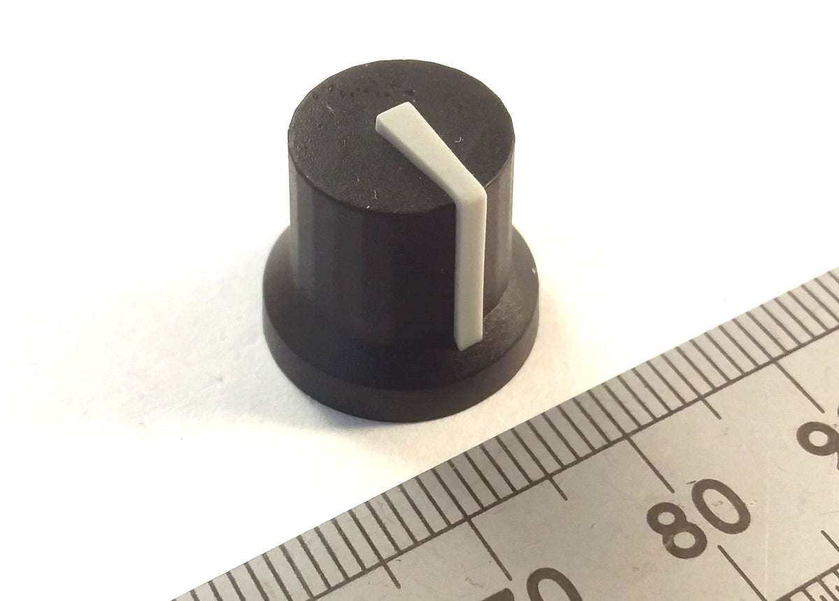 Potentiometer Control Knob For 6mm D Shaft Pots with Colored Line K87MBR D60