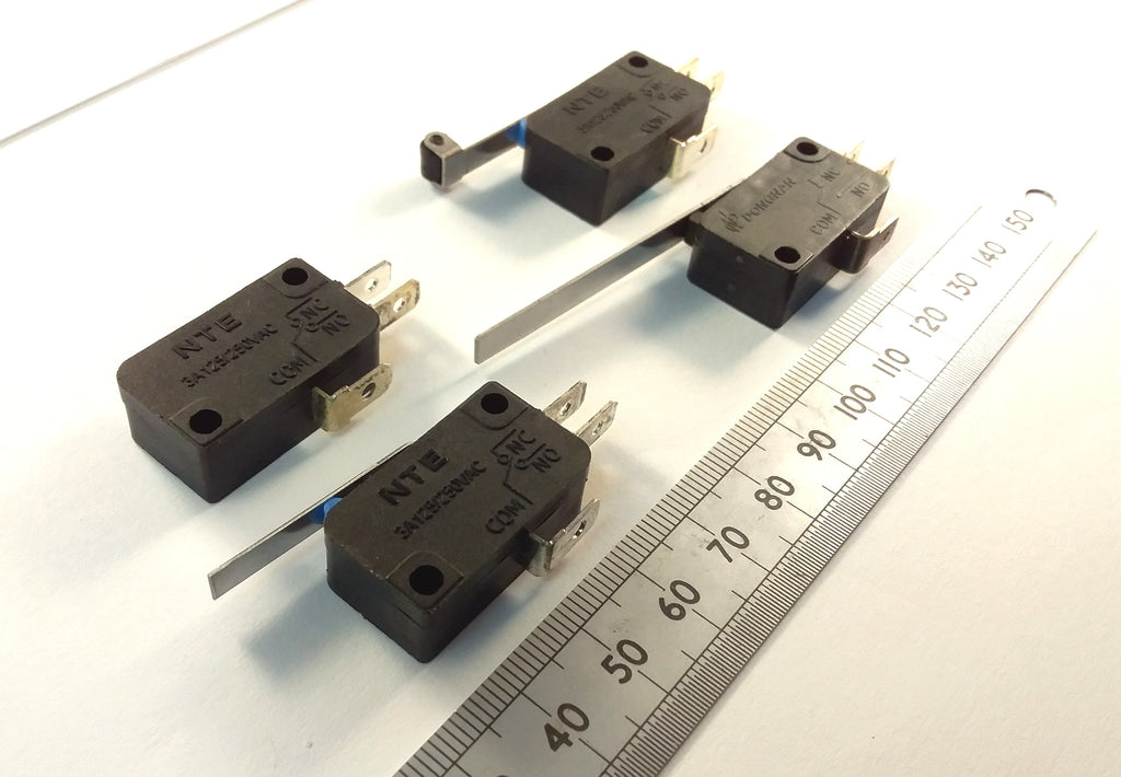 Microswitch SPDT 3A 250V Button Lever Micro Alarm Switch