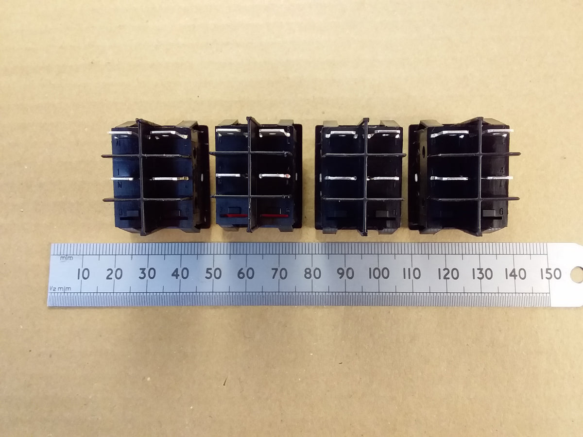 Mains Neon Rocker Switch DPST Illuminated 16 Amp 250 Volts AC