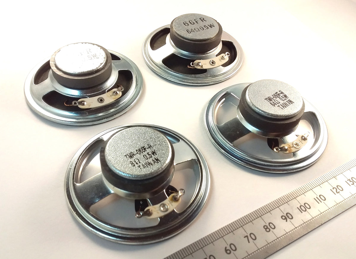 Speaker 8 Or 64 Ohm Paper or Mylar Cone 66mm Ferrite Magnet