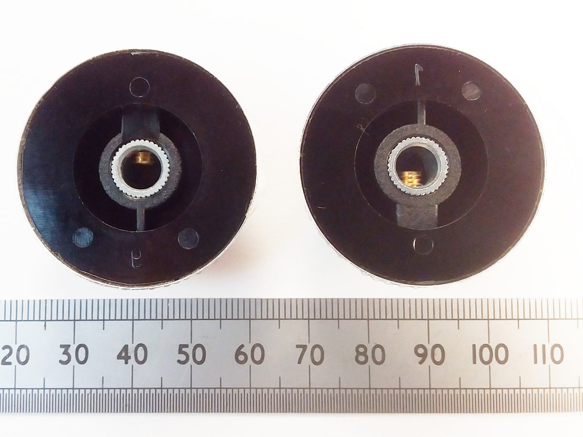 Aluminum Skirt Control Knob 37mm, 6.3mm Shaft, 0-10 Or Pointer Marking