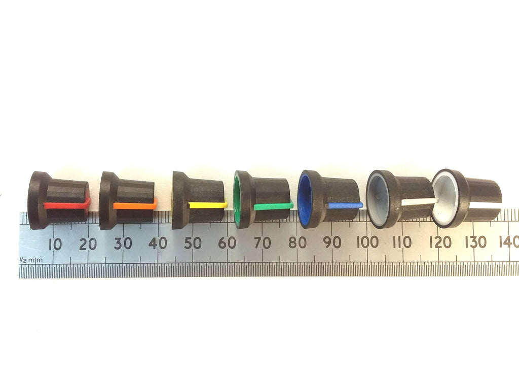 Control Knob for 6mm T18 Splined Shaft Pots With Indicator Line K87MAR
