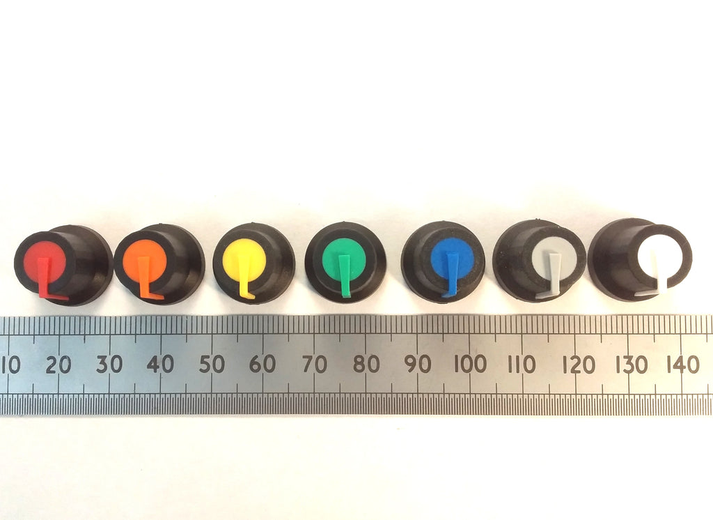 Control Knob for 6mm T18 Splined Shaft Pots With Indicator Line K87MAR