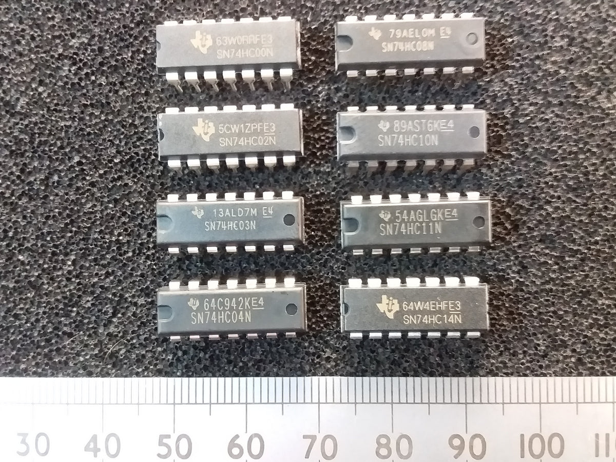 74HC CMOS Logic IC DIL DIP By Texas Instruments Various Types