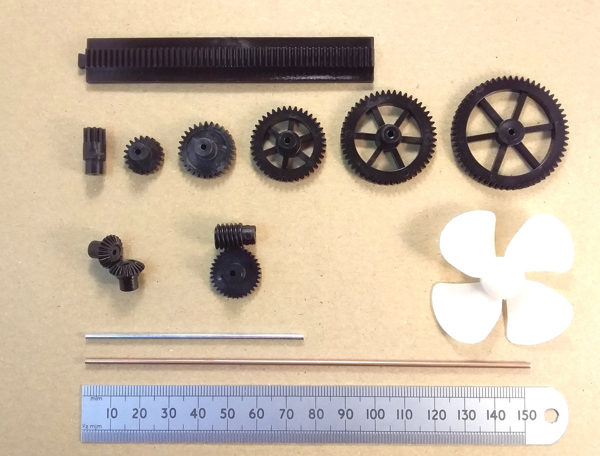 Miniature Plastic Cog Gears Rack Bevel Fan Or 2mm Shaft Mechanical Parts