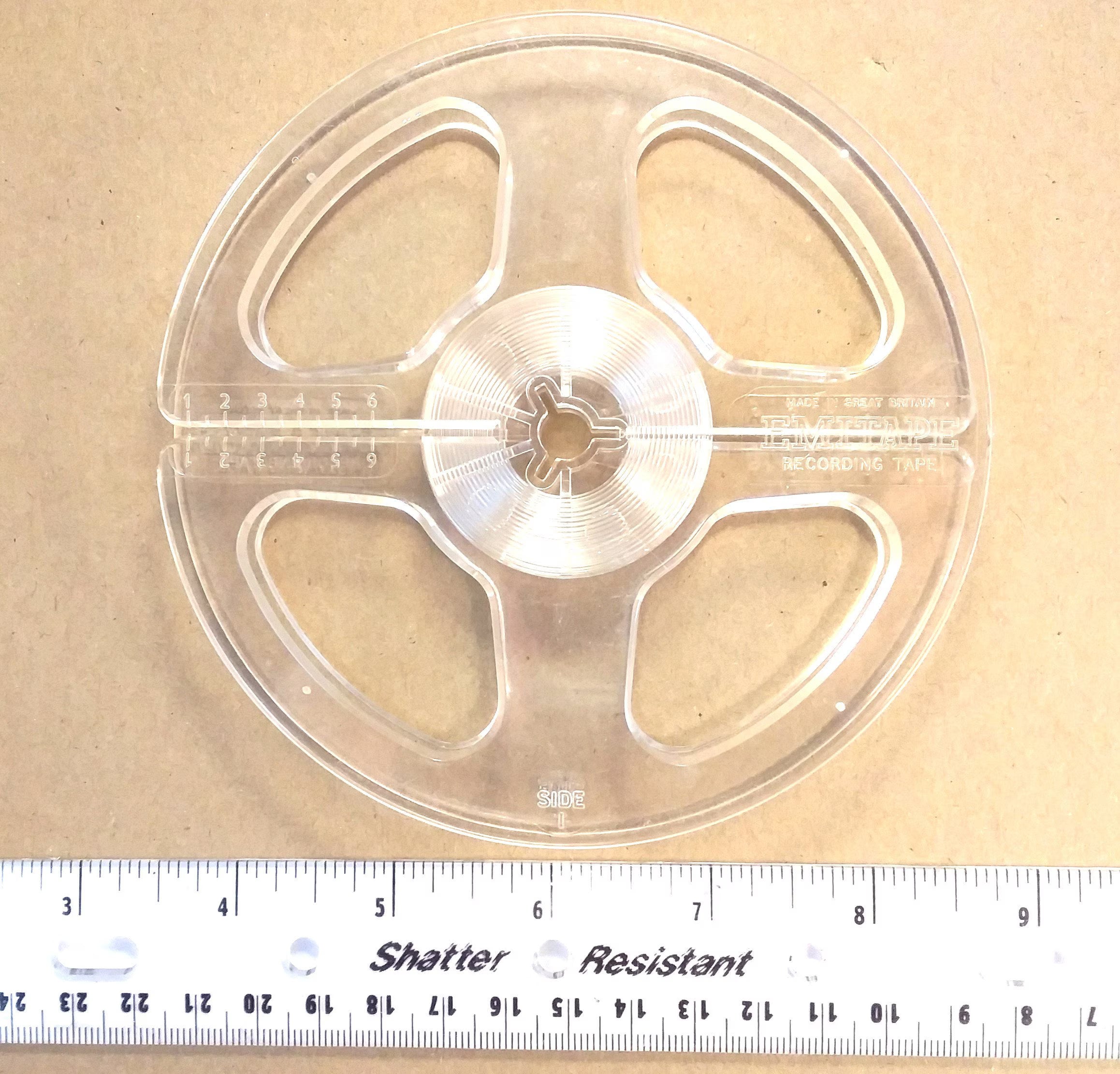 Tape Spool 12.5cm 5 Inch Reel to Reel Recording Empty Take Up EMI Emitape