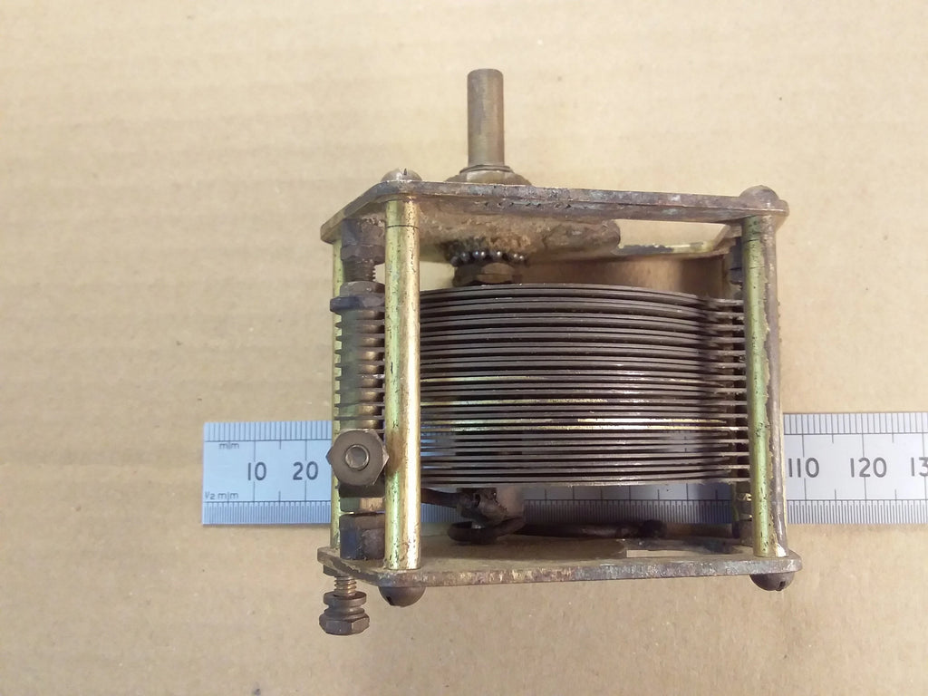 Tuning Capacitor 0.0007uF 700pF Single Gang Brass by Polar