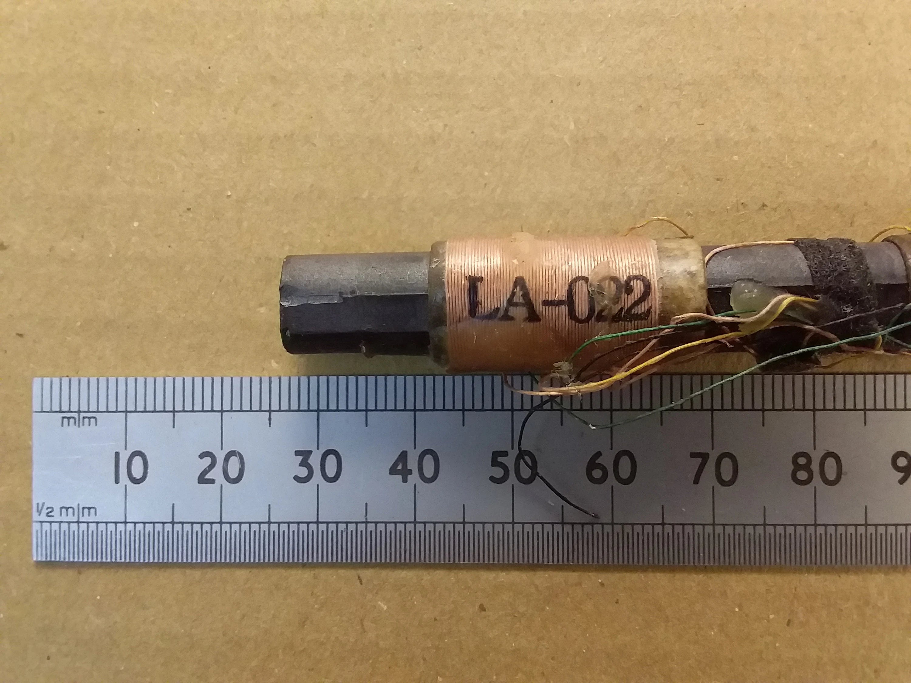 Ferrite Rod 4 Inch 100mm 9.8mm Diameter Loopstick Antenna MW LW AM Radio Coil