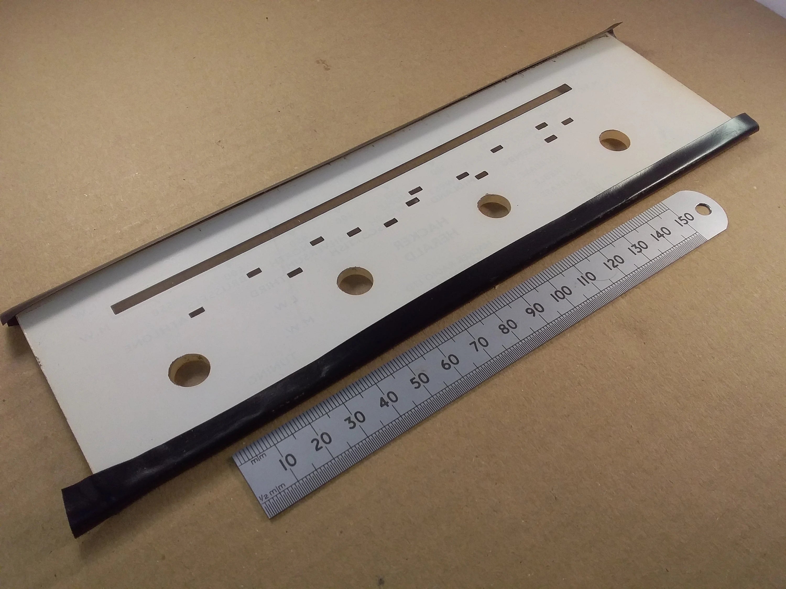 Hacker Herald Perspex Lucite Tuning Scale 1