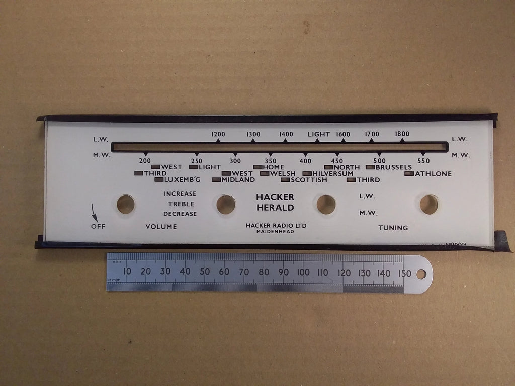 Hacker Herald Perspex Lucite Tuning Scale 1
