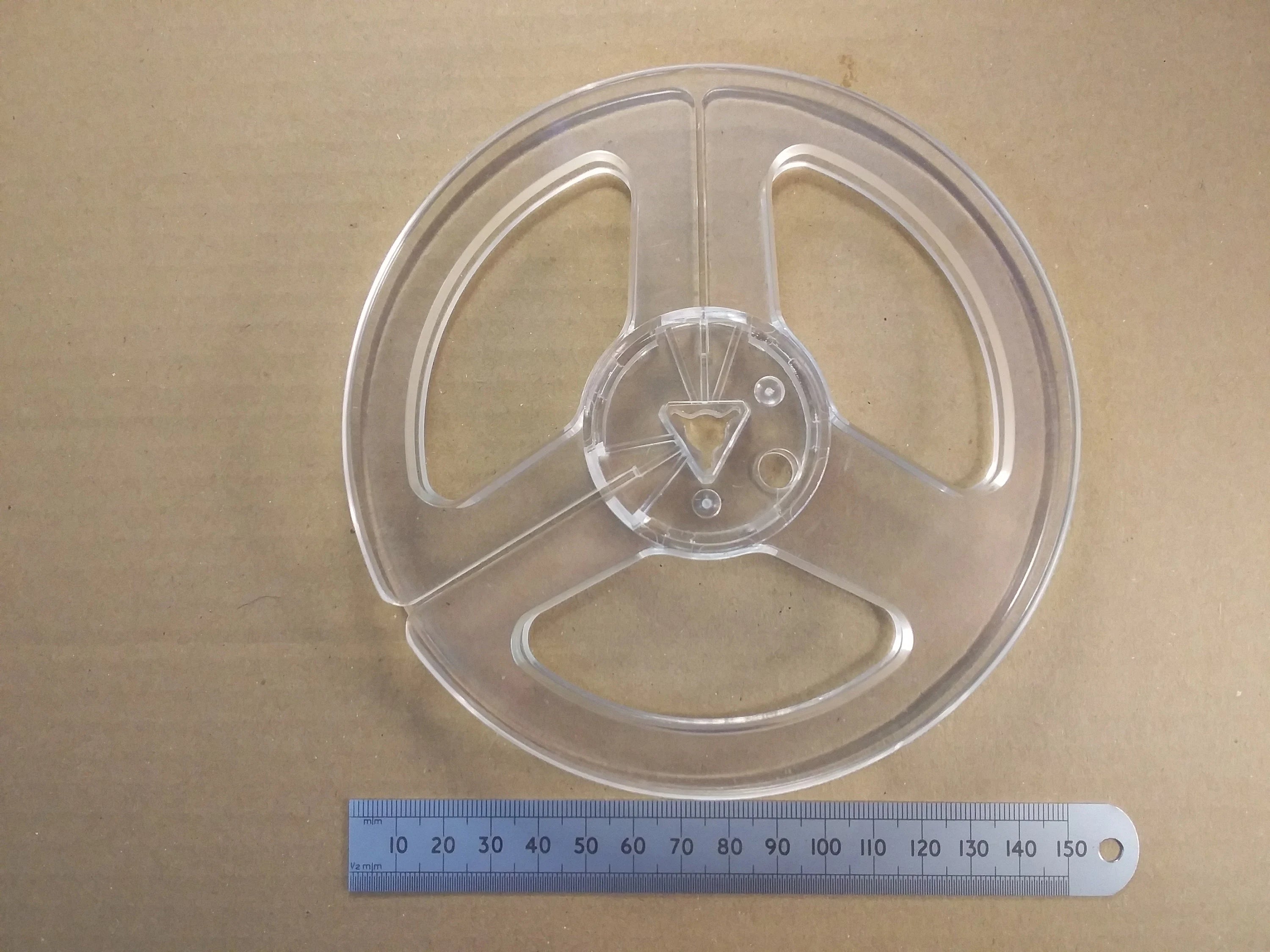 14.5cm 5.75 Inch Reel to Reel Recording Empty Take Up Tape Spool No Markings Tricorn Unbranded Type