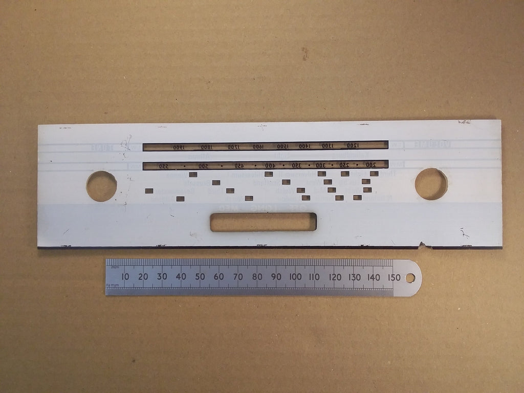 Radio Tuning Scale R404 Roberts Perspex Lucite 1