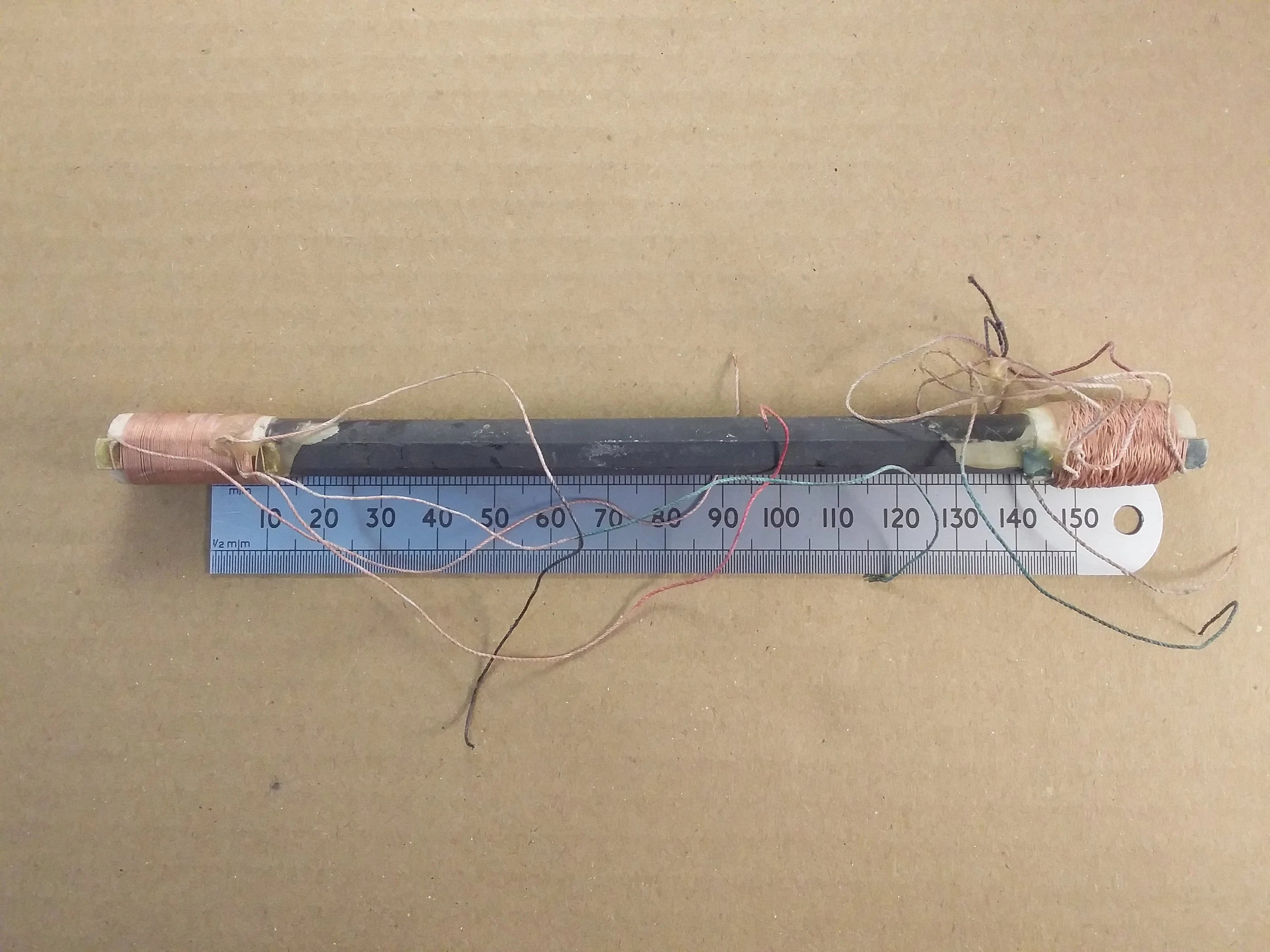 Ferrite Rod 7 Inch 178mm 9.8mm Diameter Loopstick Antenna MW LW AM Radio Coils