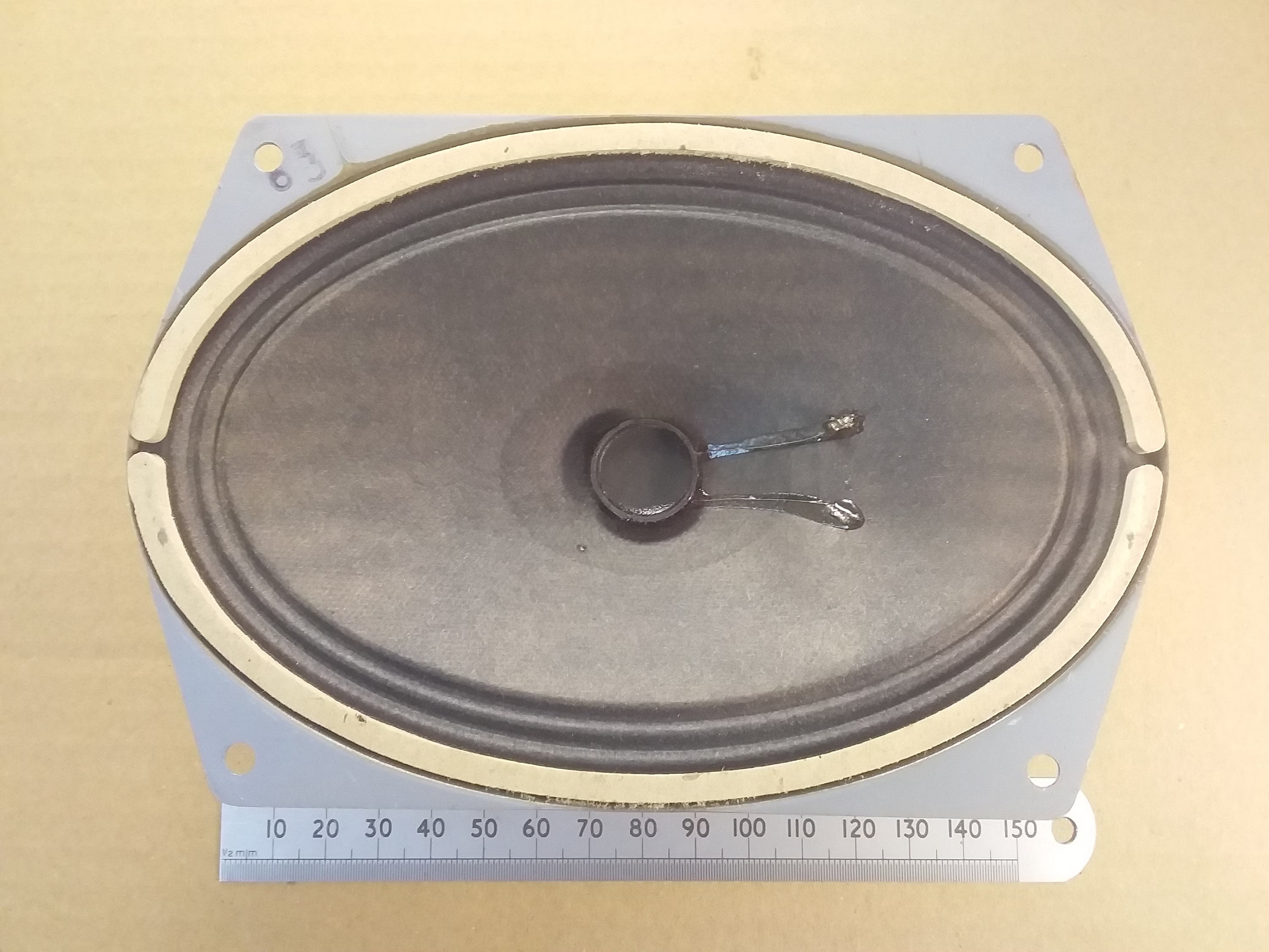 25 Ohm Oval Elliptical Transistor Radio Speaker Hacker Mini Herald RP17A Goodmans 4 x 6 Inch 105 x 156mm