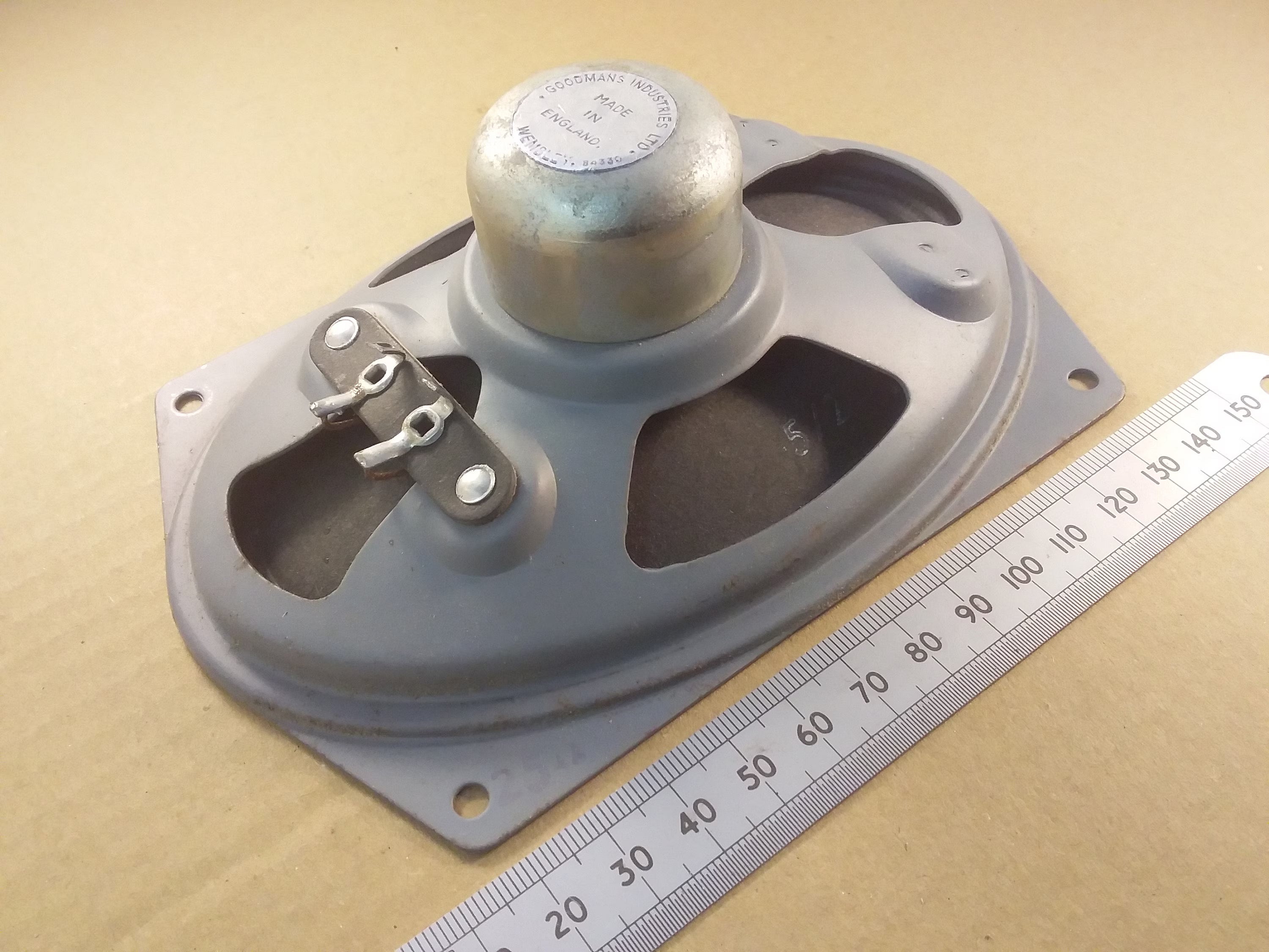 25 Ohm Oval Elliptical Transistor Radio Speaker Hacker Mini Herald RP17A Goodmans 4 x 6 Inch 105 x 156mm