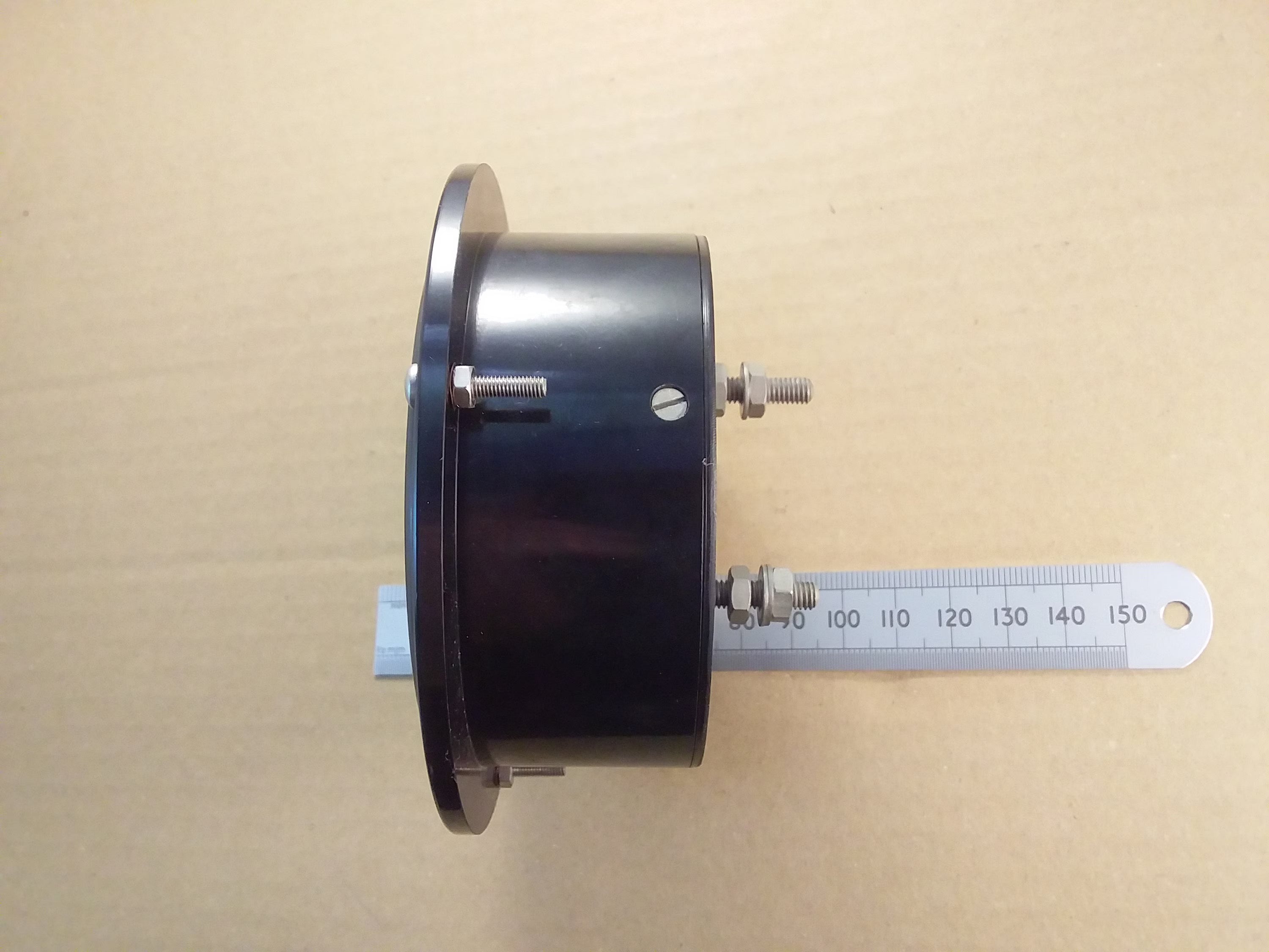 Moving Coil Meter 1mA F.S.D. with 0 to 10kV Scale 105mm Diameter Circular