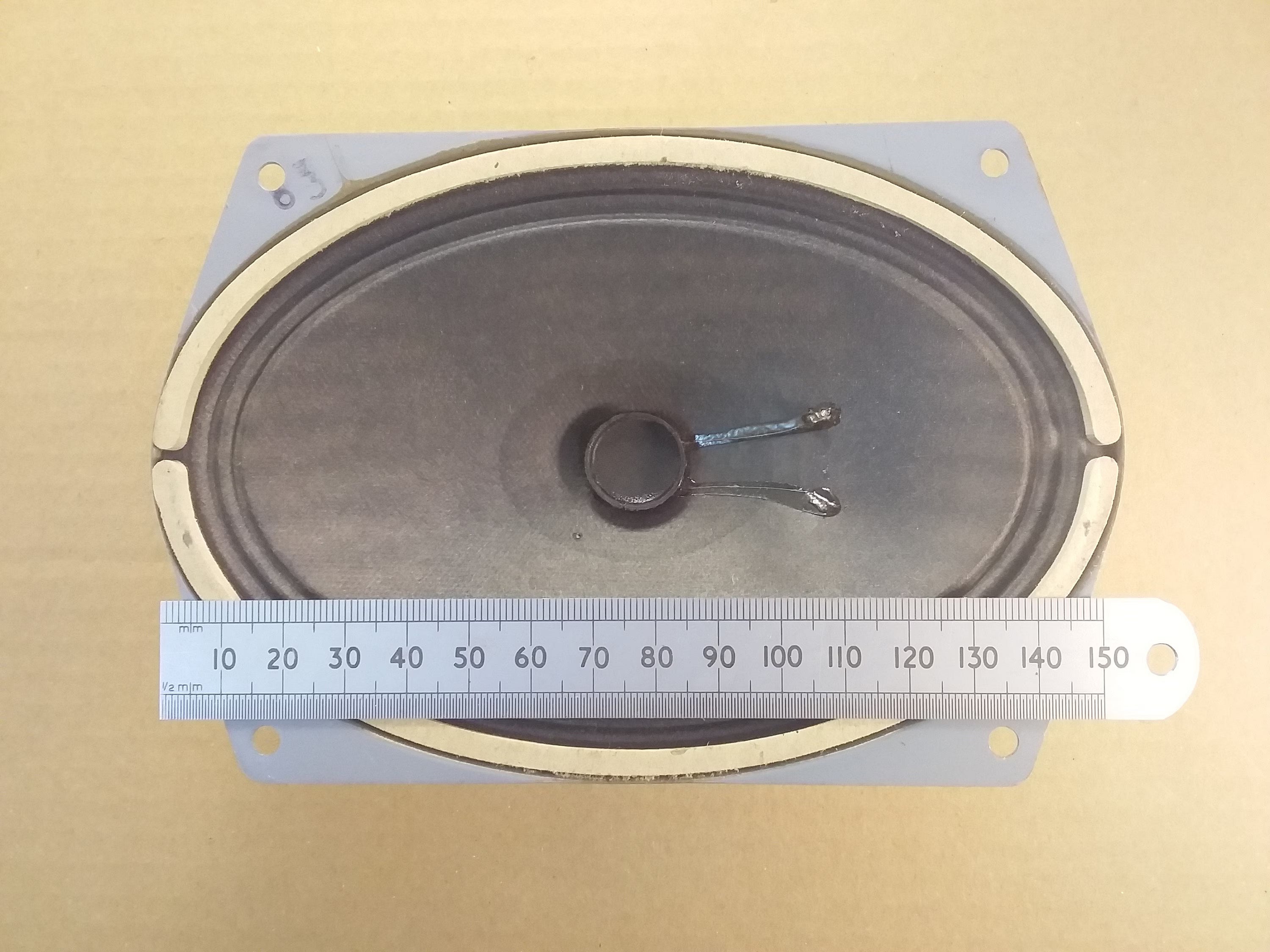 25 Ohm Oval Elliptical Transistor Radio Speaker Hacker Mini Herald RP17A Goodmans 4 x 6 Inch 105 x 156mm