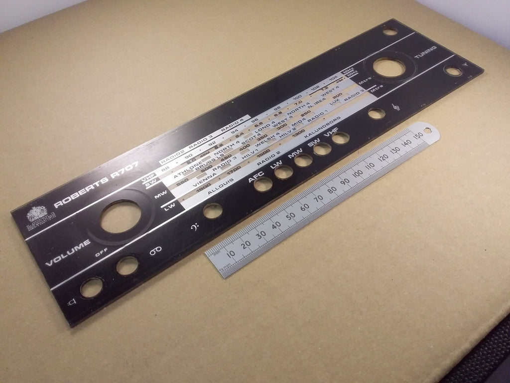 Roberts R707 4 Band Transistor Radio Perspex Tuning Scale