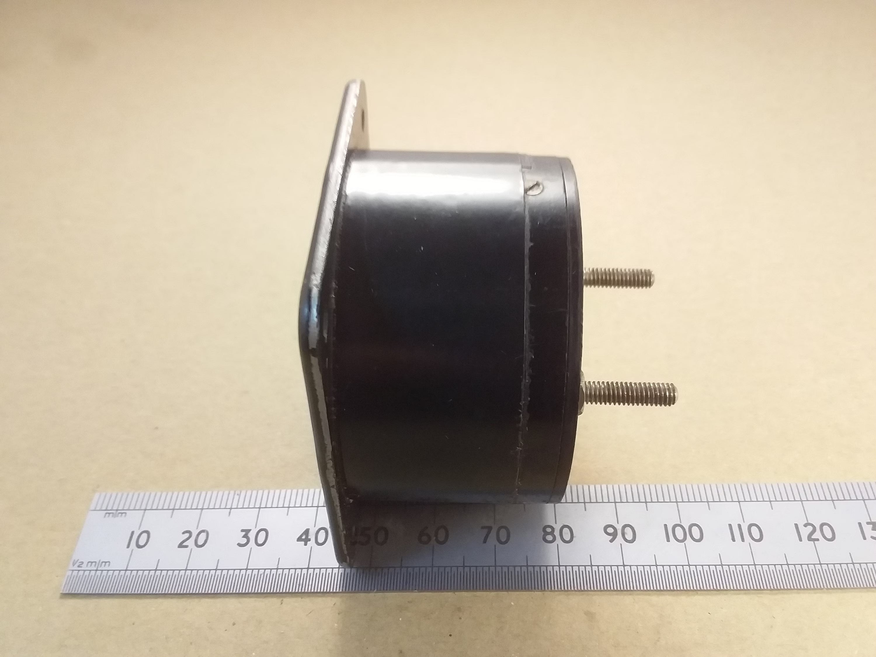 Aircraft Ministry Moving Coil Milliammeter 5mA F.S.D. D.C. 15 Ohm 57mm Square 1941