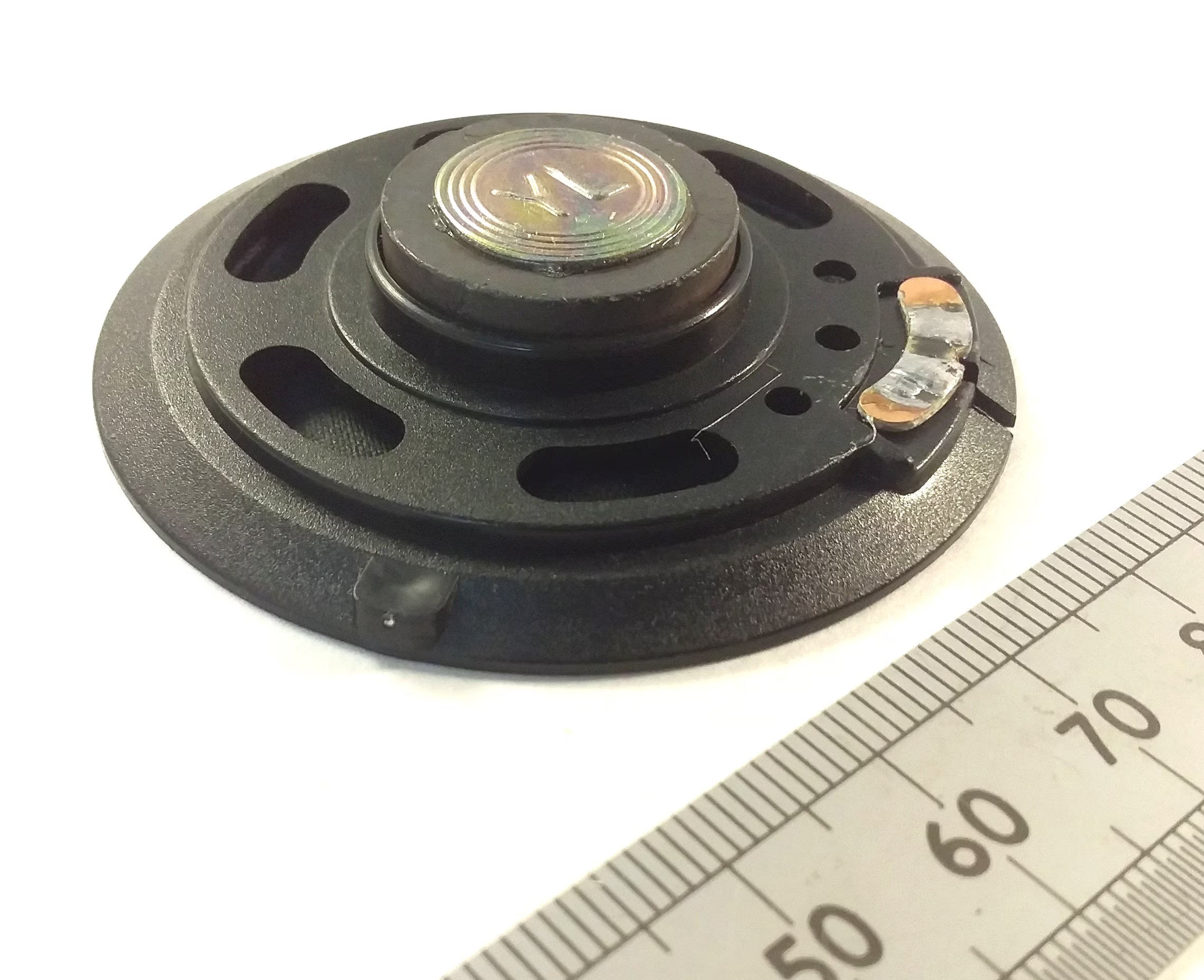 Low Height Radio Speaker, 55mm Diameter 8 Ohm 0.5W Ferrite Magnet
