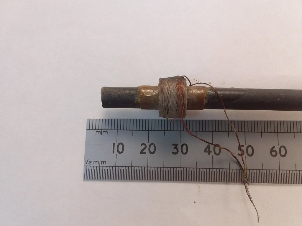 5" 127mm Long 6.5mm Diameter Ferrite Rod Loopstick Antenna with MW & LW Valve Type AM Radio Coils