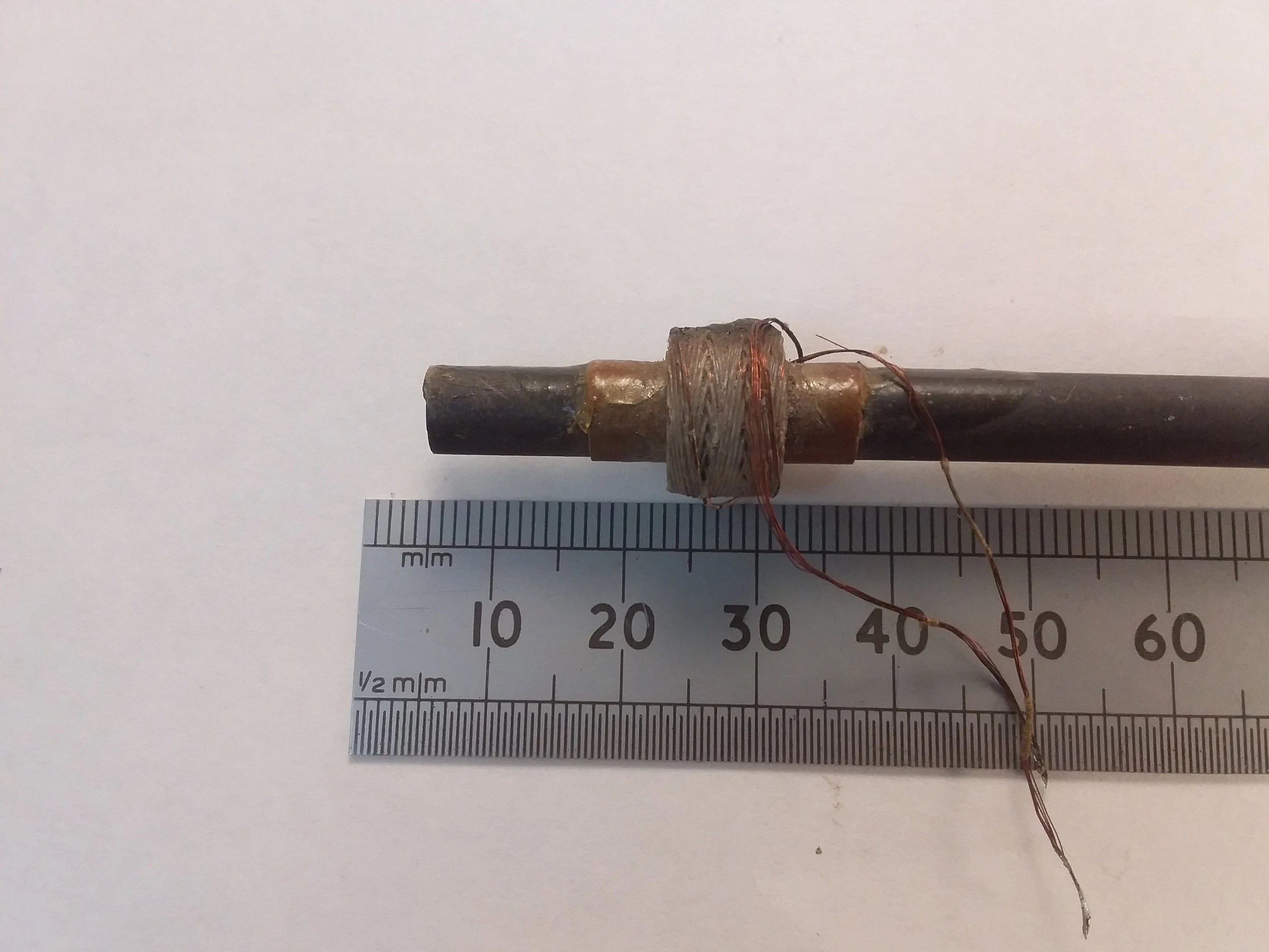 5" 127mm Long 6.5mm Diameter Ferrite Rod Loopstick Antenna with MW & LW Valve Type AM Radio Coils