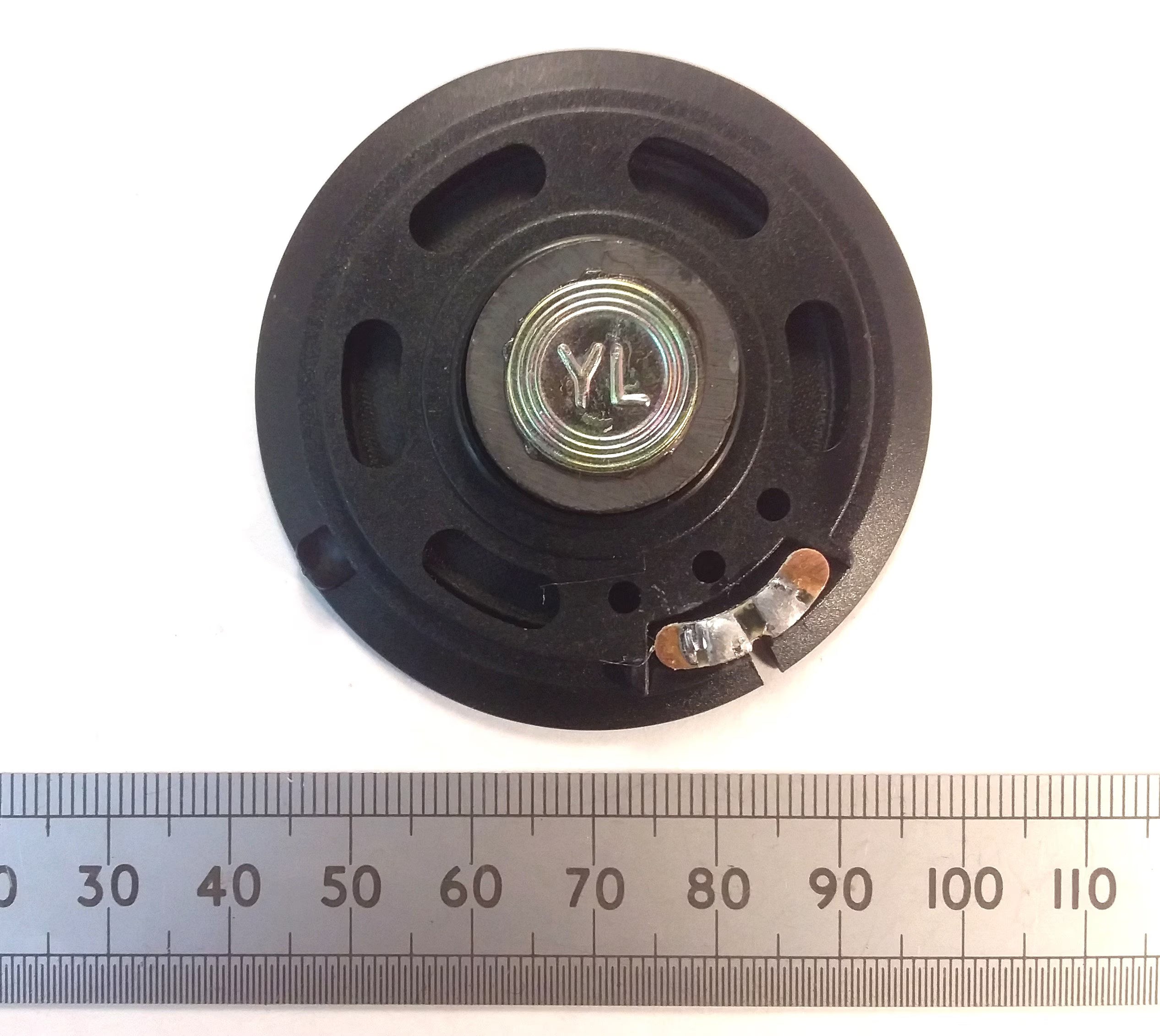 Low Height Radio Speaker, 55mm Diameter 8 Ohm 0.5W Ferrite Magnet