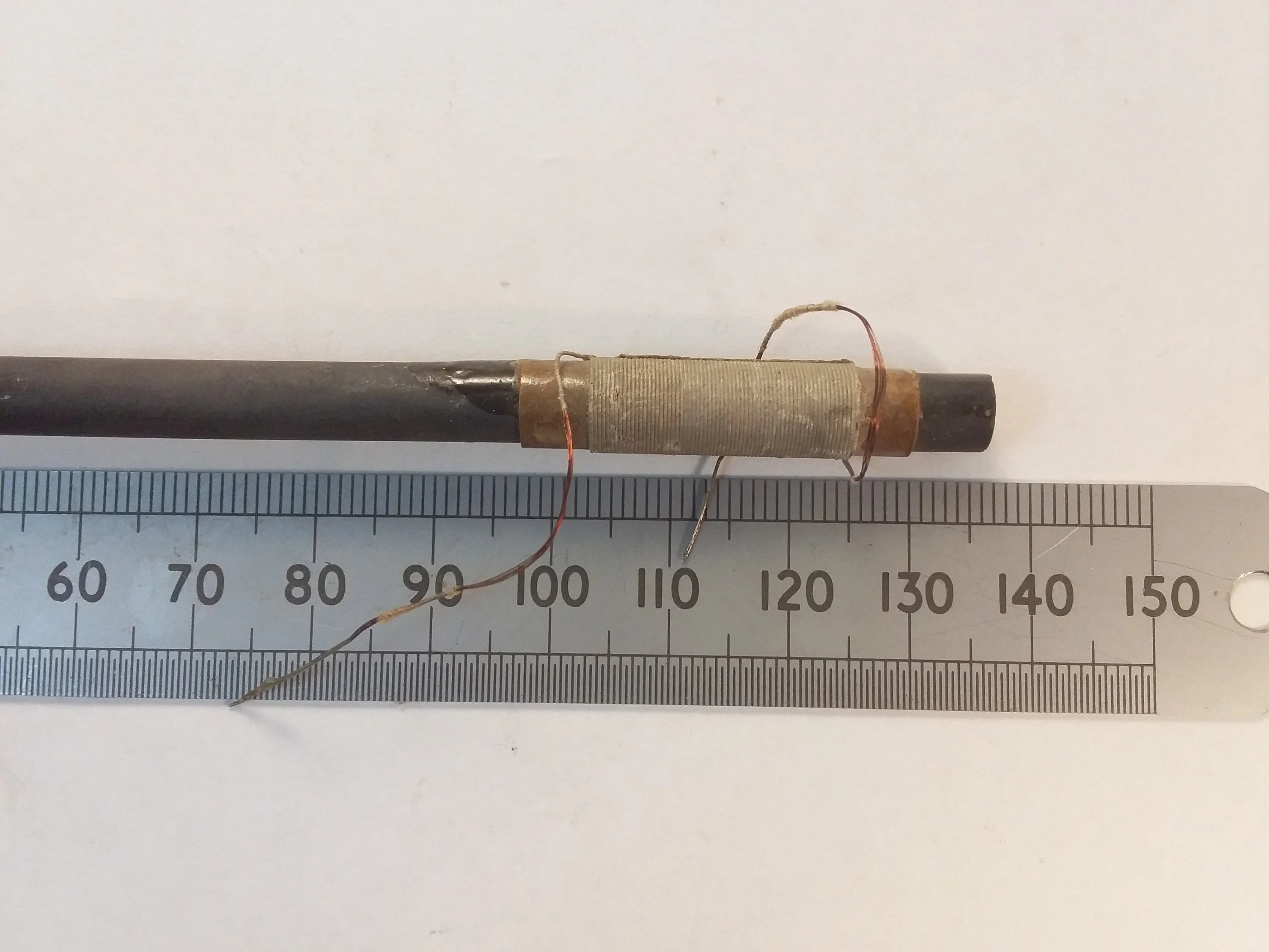 5" 127mm Long 6.5mm Diameter Ferrite Rod Loopstick Antenna with MW & LW Valve Type AM Radio Coils