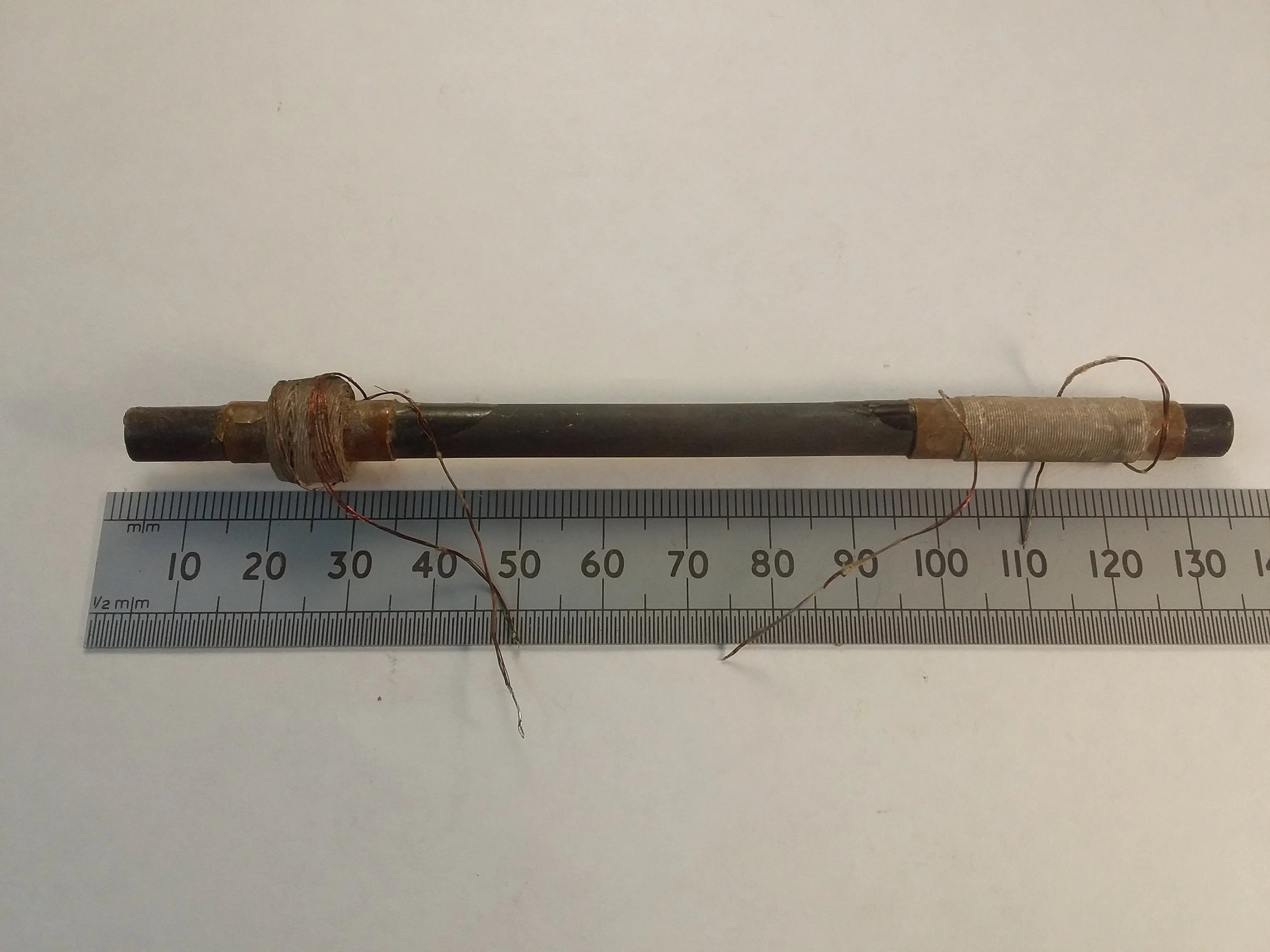 5" 127mm Long 6.5mm Diameter Ferrite Rod Loopstick Antenna with MW & LW Valve Type AM Radio Coils