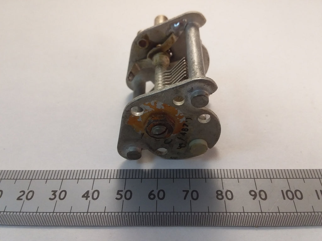 40pF Air-Spaced Variable VHF BFO or VFO Tuning Capacitor, Silver Plated Vanes.