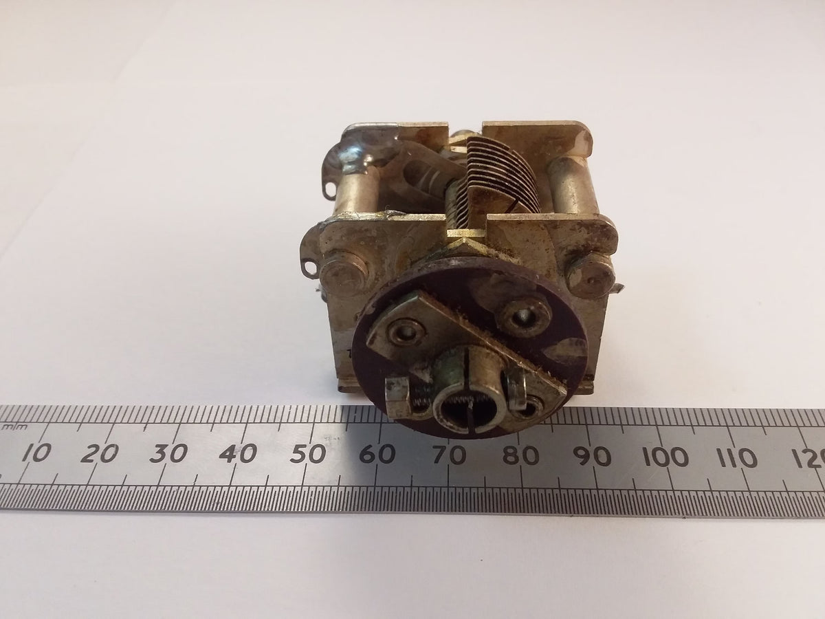 Variable Capacitor 75pF Silver Plated Vanes for VFO BFO with Isolating Coupler